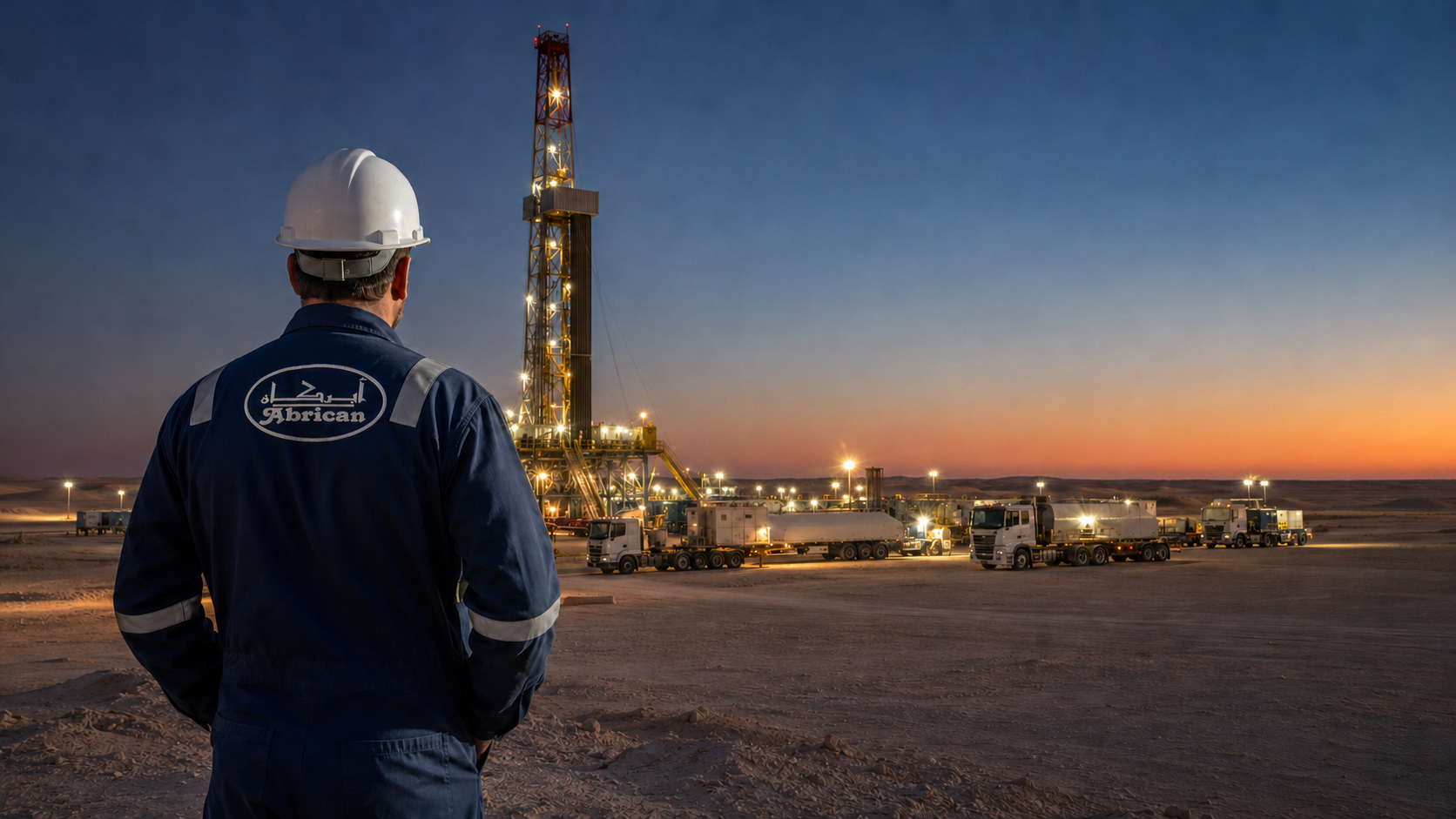Abrican field professional overseeing safe operations at a rig site