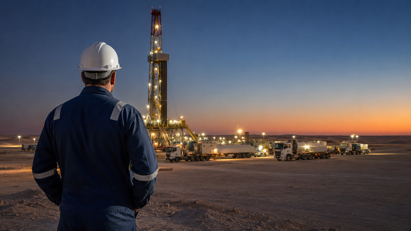 Abrican field professional looking toward future energy operations